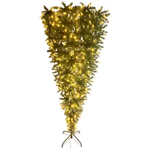 Bán sỉ cây với đèn trang trí nội thất-Trang Trí Nội Thất Cây Giáng Sinh PVC Với Đèn LED Cây Giáng Sinh Nhân Tạo Trang Trí Giáng Sinh
