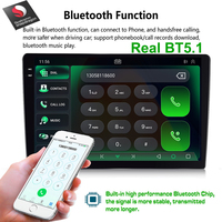 8-Kern Qualcomm Android Autoradio Stereo 4+64G IPS-Bildschirm CarPlay/Android Auto GPS WLAN FM DSP Kühlventilator
