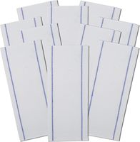 Almohadillas de mopa desechables (24 ", paquete de 10) Almohadillas de mopa de repuesto de 5 pulgadas de ancho para repuestos de almohadillas de mopa de limpieza de superficies múltiples húmedas o secas