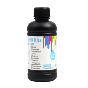 Supercolor 250ML/Bottle Price LED UV <b>Ink</b> White UV <b>Ink</b> From China for EPSON 1390 TX800 L800 Dx4 Head Printer - Product Image 4