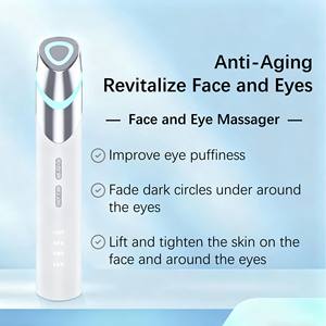قلم ومدلك لاسلكي كهربائي لإزالة تجاعيد العين للهالات السوداء وشد الجلد مطاط بلاستيكي ABS من السيليكون - Product Image 2