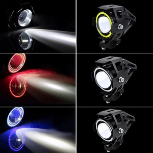Sistema de Iluminación para Motocicleta, Transformadores LED <span class=keywords><strong>U7</strong></span>, Focos Coloridos, Ojo de Diablo, 12V, 3200LM, 6500K, 10W, Faros Delanteros <span class=keywords><strong>U7</strong></span> - Product Image 6