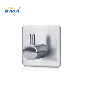 metal wholesale hanger strong heavy duty stick no nail self adhesive stainless steel cast iron wall sticky hook