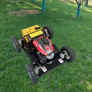 <span class=keywords><strong>Tondeuse</strong></span> à gazon RC à roues domestique livraison rapide petit modèle 4WD tondeuses à gazon sans fil automotrices 24V - Product Image 4