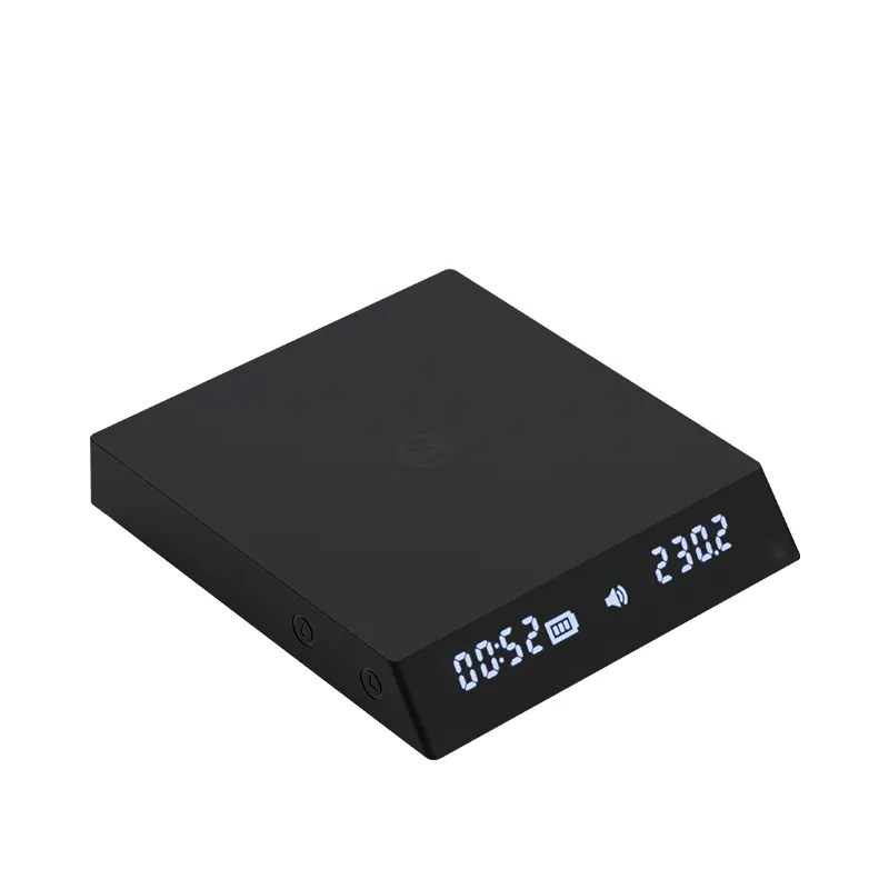 블랙 미러 나노 에스프레소 커피 주방 저울 새로운 계량 패널 시간 USB 라이트 미니 디지털 매트를 줘