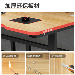 <span class=keywords><strong>Mesa</strong></span> de Computadora <span class=keywords><strong>Blanca</strong></span> para Oficina en Casa, con Patas en Forma de G, <span class=keywords><strong>Mesa</strong></span> para Gamers, Estudio u Oficina, con Estantería, Muestra Gratis, Gran Venta - Product Image 2