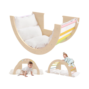 Maisons de <span class=keywords><strong>jeu</strong></span> d'intérieur en gros Arches d'escalade en bois pour gymnases et planches à bascule pour jeux d'intérieur pour enfants - Product Image 2