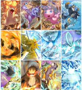 Nouvelle collection de cartes en papier coloré Z-Studio Poke Moned, cartes rares <span class=keywords><strong>Pikachu</strong></span> Charizard, cartes d'art lenticulaires 3D pour enfants, cadeaux - Product Image 2