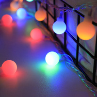 Luces de Navidad con Forma de Bola para Interiores/Exteriores, Alimentadas por Batería/USB, Luces de Hadas Colgantes, LED Impermeables IP44 para Bodas, Jardines y Fiestas