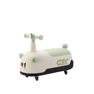 Carro de Empuje para Bebés en Forma de Cacahuete, Verde y Rosa, Material PP, para Niños de 6 Meses a 6 Años, Cuatro Ruedas, Diseño Antivuelco Reforzado - Product Image 3