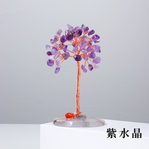 Árbol de Ágata con Cristales Naturales, Adorno de Árbol del Dinero, Decoración para Hogar u Oficina, Regalo, Venta al por Mayor - Product Image 4