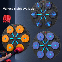 Cible murale de boxe musicale intelligente de haute qualité pour la remise en forme à domicile, entraîneur de boxe musicale pour enfants