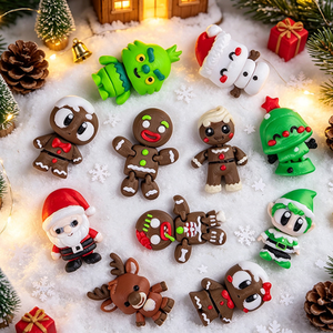 Figuras Navideñas <span class=keywords><strong>en</strong></span> Miniatura al por Mayor, Impresas <span class=keywords><strong>en</strong></span> 3D, Santa, <span class=keywords><strong>Grinch</strong></span>, Hombre de Nieve de Jengibre, para Minoristas, Decoración Navideña DIY, Manualidades - Product Image 4
