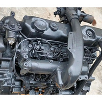 Pièces de machines de construction, pièces de rechange pour moteur diesel 4D34, pièces d'origine de haute qualité, ensemble de moteur d'excavatrice 4D34 pour MITSUBISHI