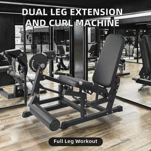 Máquina Comercial para Extensión y Flexión de Piernas con Carga de Placas, Equipo de Gimnasio y Fitness ST-HN005, Peso Máximo del Usuario 150 kg - Product Image 2