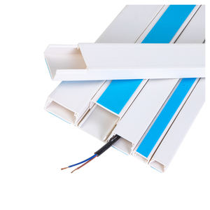 Canal de cable de PVC resistente al fuego pintable <span class=keywords><strong>para</strong></span> cableado de red Conducto flexible Tipo autoadhesivo montado en la pared - Product Image 4