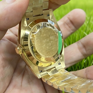 Business <strong>Executive</strong> 41MM Men's Watch Gold Stainless Steel Automatic Mechanical Waterproof Dress Wristwatch for Gifts - Product Image 4