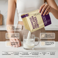 Collagène marin/à base de bétail nourri à l'herbe certifié casher et halal, peptides de collagène à absorption élevée, soluble dans l'eau froide, haute pureté, complément alimentaire