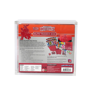 Espositore Moderno Jihong di Alta Qualità, Scatola ETB in Acrilico Trasparente con Coperchio Magnetico Anti-UV per Elite Trainer Pokemon <span class=keywords><strong>Booster</strong></span> - Product Image 3