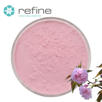 100% puur natuurlijk Sakura poeder voor dranken, thee, bakkerij, wateroplosbaar Kanzan kersenbloesempoeder