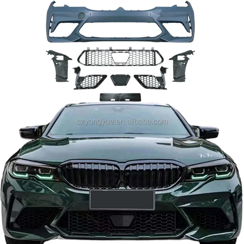 Facelift Para Lci M Esporte Bodykit Atualização G20 M3CS Bodykit Amortecedor Dianteiro para BMW Série 3 G20 G28 330i 2019 2020 2021 2022