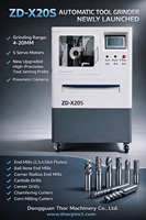 Affûteuse d'outils CNC ZD-X20S, machine d'affûtage entièrement automatique pour outils en carbure de tungstène