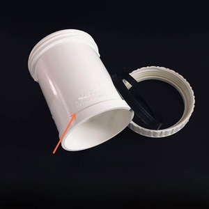 Raccords de tuyauterie d'évacuation des eaux usées PVC50 75 110, joint d'expansion, connexion filetée femelle, connecteur à tête hexagonale - Product Image 1