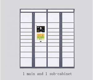 Casier à <span class=keywords><strong>colis</strong></span> intelligent en libre-service <span class=keywords><strong>24h</strong></span>/24, extérieur, avec serrure électronique, résistant à la rouille, pour livraison express - Product Image 3