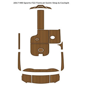 Cubierta de Teca EVA para Yates y Embarcaciones MB Sports F22 Tomcat 2017, Duradera, Moderna, Instalación con Clic, Artículo de Venta Caliente en eBay y AliExpress - Product Image 2