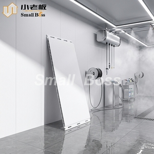 Panneaux muraux et de plafond en PVC emboîtables, classe A, résistance au feu, panneau mural en plastique blanc de 16 pouces - Product Image 3