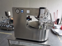 Machine intégrée de remplissage et de bouchage automatique de table rotative de bureau, facile à utiliser, pour liquides alimentaires, sachets à bec verseur en papier