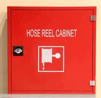 Armoire murale verrouillable pour poteau d'incendie en acier inoxydable SUS304 avec buse de brumisation pour bâtiments industriels et commerciaux