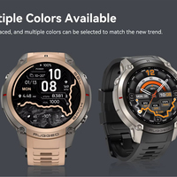 Montre connectée multifonctionnelle de fitness 2026 Nouvelle Arrivée avec suivi de fréquence cardiaque et d'activité, réveil, GPS, boussole, SOS, SpO2 et suivi du sommeil
