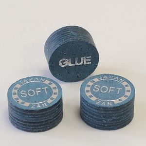 Профессиональные 14 мм синие бильярдные палочки для бильярда S/<span class=keywords><strong>M</strong></span>/H из свиной кожи бильярдные наконечники оптом аксессуары для бильярда - Product Image 2