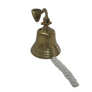 Metal Crafts Decorative Wall Bell Titanic Ship Nautical Style Bells Event Supplies Handmade Brass Bells Easy Installation Type - Product Image 1
