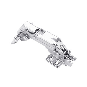 Charnière à résonance 175 degrés en fer nickelé 2,5 mm pour porte de meuble, application grand angle - Product Image 1