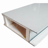 Panneau sandwich isolant industriel intérieur en oxyde de magnésium creux, résistant au feu, écologique, pour la purification, isolation des murs extérieurs et des toitures