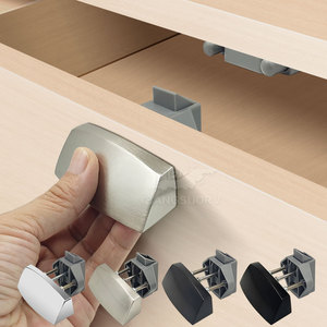 BSS320-2 <strong>RV</strong> <strong>Furniture</strong> Drawers Safety Lock Cabinet Push Lock-bangsuo Zinc Alloy &amp; Nylon PA6 Chrome/Pearl Nickel/Gun-Black/Black - Product Image 3