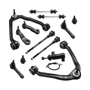 Nouveau <span class=keywords><strong>kit</strong></span> de <span class=keywords><strong>Suspension</strong></span> avant XCPMC AWD pour Silverado Yukon XL Escalade ESV EXT 13pc bras de commande supérieurs joints à rotule inférieurs - Product Image 1
