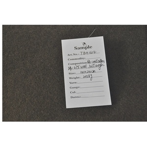 BLEU PHOENIX brun jeter couverture 40% laine 15% coton 45% polyester marron solide épais lourd secours des réfugiés sauvetage anxiété - Product Image 6