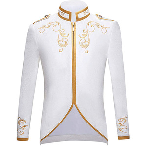 Renaissance Palace – Costume Médiéval Brodé pour Homme et Garçon : Frac de Gentleman, Smoking de Prince, Tunique de Marié, Style Vintage et Noble - Product Image 4