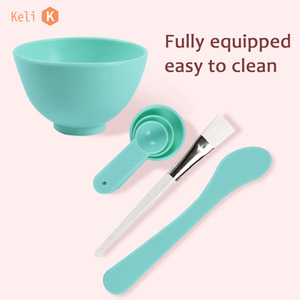 Ensemble de bols pour masque en plastique de gros Outils de beauté <span class=keywords><strong>Bol</strong></span> pour mélanger le <span class=keywords><strong>visage</strong></span> Produits chauds <span class=keywords><strong>Bol</strong></span> pour mélanger le masque avec brosse - Product Image 5