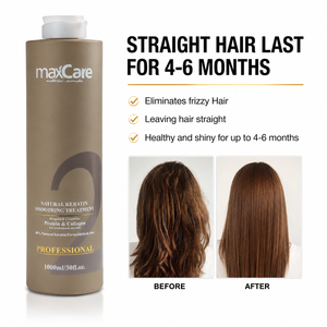 Crema de Queratina de Alta Calidad para el Cabello, Fórmula Personalizada para Reparación, Alisado y Suavizado con Proteína Capilar, Tratamiento Capilar OEM Maxcare - Product Image 4