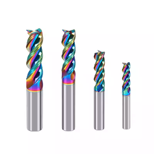 Fresa de aluminio cuadrada, punta de bola plana, 2 flautas, 4 flautas, herramienta de corte CNC, fresa de extremo de carburo sólido de tungsteno - Product Image 2