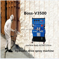 Machine de pulvérisation portable de mousse polyuréthane et polyurée hydraulique de petite taille V3500