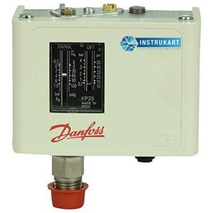 Danfoss Pressure <b>Switch</b> Kp35 0.2 To 7.5 Bar G1 2 Air Spdt Surface Mount - Product Image 1