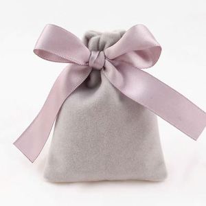 Sac à cordon en tissu velours personnalisable pour bijoux, lunettes, objets anciens avec option de logo - Product Image 6