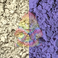 Poudre photochromique sensible aux UV, pigment réversible activé par la lumière du soleil, incolore à couleur vive pour l'encre, le silicone, la résine et l'artisanat