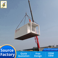 Casas Contenedor Modulares Prefabricadas de Acero de 10, 20 y 40 pies, Portátiles, Desmontables, Mini Casas, Oficinas Móviles, Salones Escolares