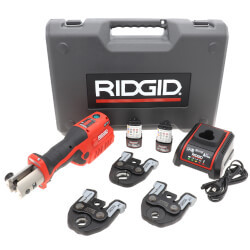 ชุดเครื่องมืออัดท่อ Ridgids RP 115 Mini Press พร้อมหัวจับ PureFlow ขนาด 1/2-3/4 นิ้ว ของแท้จากโรงงาน รับประกัน 3 ปี - Product Image 1